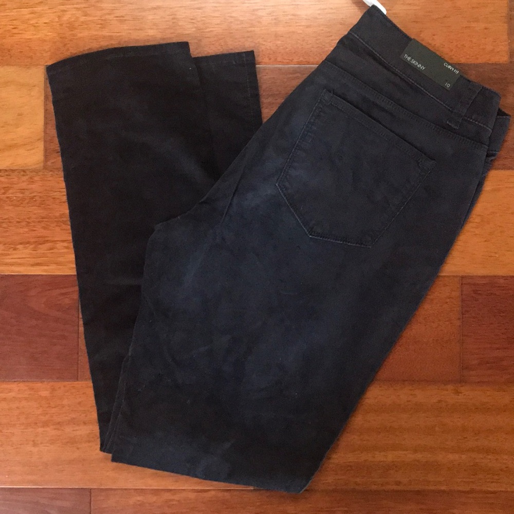 NWT Ann Taylor Curvy Fit The Skinny Velvet Jeans